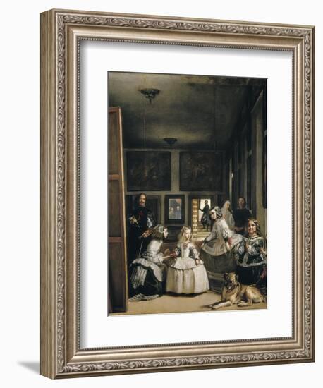 Las Meninas (The Maids of Honour or the Family of Philip IV)-Diego Velazquez-Framed Art Print