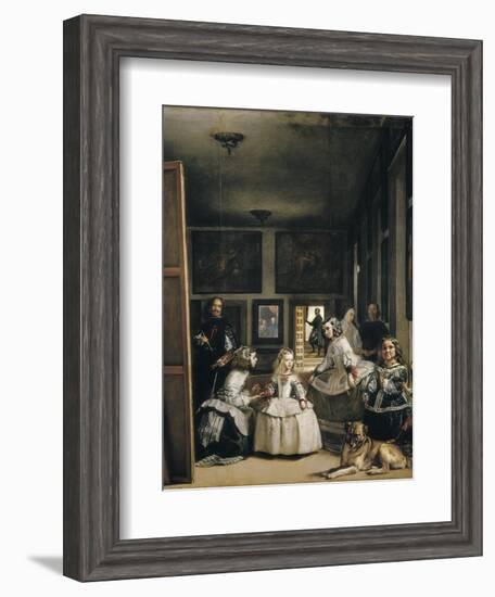 Las Meninas (The Maids of Honour or the Family of Philip IV)-Diego Velazquez-Framed Art Print