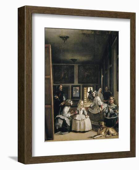 Las Meninas (The Maids of Honour or the Family of Philip IV)-Diego Velazquez-Framed Art Print