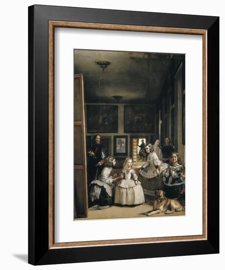 Las Meninas (The Maids of Honour or the Family of Philip IV)-Diego Velazquez-Framed Art Print