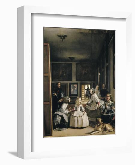 Las Meninas (The Maids of Honour or the Family of Philip IV)-Diego Velazquez-Framed Art Print