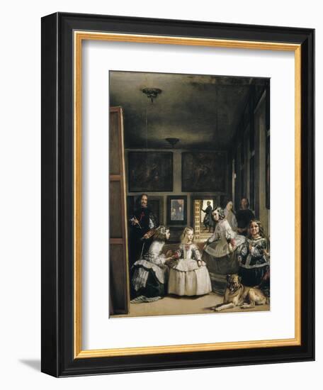 Las Meninas (The Maids of Honour or the Family of Philip IV)-Diego Velazquez-Framed Art Print