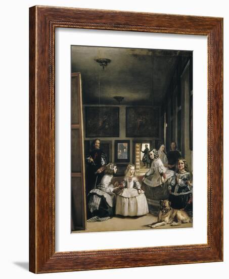 Las Meninas (The Maids of Honour or the Family of Philip IV)-Diego Velazquez-Framed Art Print