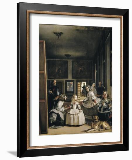 Las Meninas (The Maids of Honour or the Family of Philip IV)-Diego Velazquez-Framed Art Print