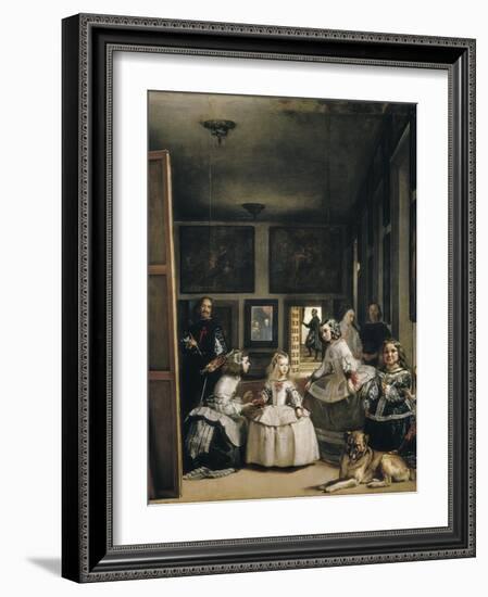 Las Meninas (The Maids of Honour or the Family of Philip IV)-Diego Velazquez-Framed Art Print