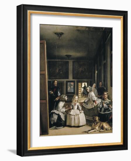 Las Meninas (The Maids of Honour or the Family of Philip IV)-Diego Velazquez-Framed Art Print