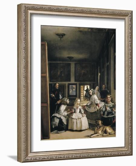 Las Meninas-Diego Velazquez-Framed Art Print