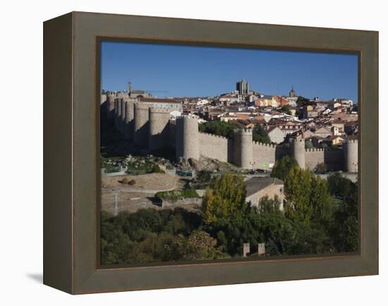 Las Murallas, Avila, Spain-Walter Bibikow-Framed Premier Image Canvas