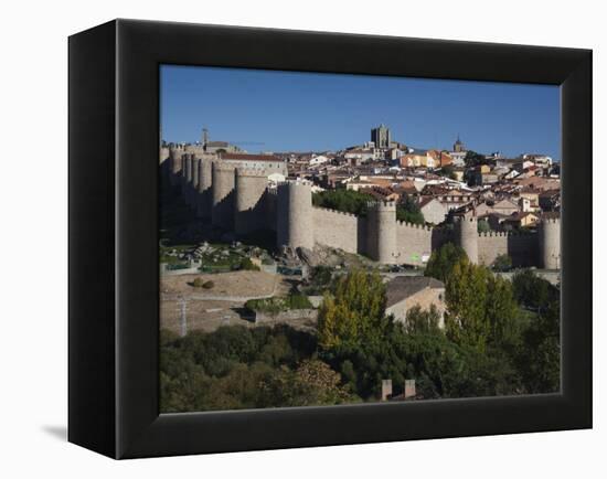 Las Murallas, Avila, Spain-Walter Bibikow-Framed Premier Image Canvas