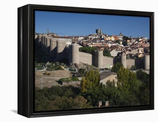 Las Murallas, Avila, Spain-Walter Bibikow-Framed Premier Image Canvas