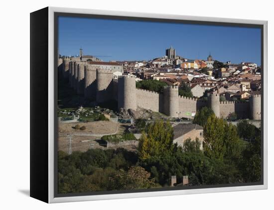 Las Murallas, Avila, Spain-Walter Bibikow-Framed Premier Image Canvas