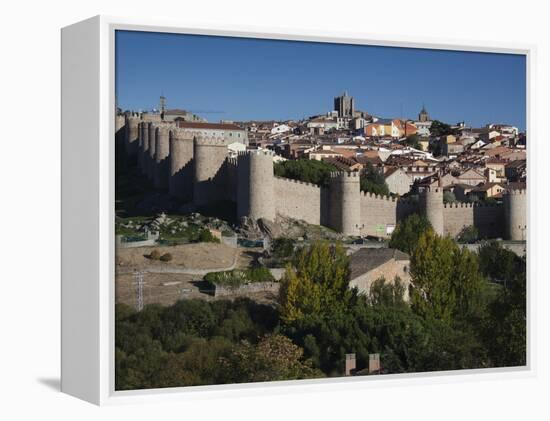 Las Murallas, Avila, Spain-Walter Bibikow-Framed Premier Image Canvas