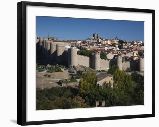 Las Murallas, Avila, Spain-Walter Bibikow-Framed Photographic Print