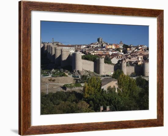 Las Murallas, Avila, Spain-Walter Bibikow-Framed Photographic Print