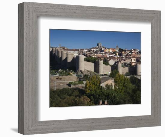 Las Murallas, Avila, Spain-Walter Bibikow-Framed Photographic Print