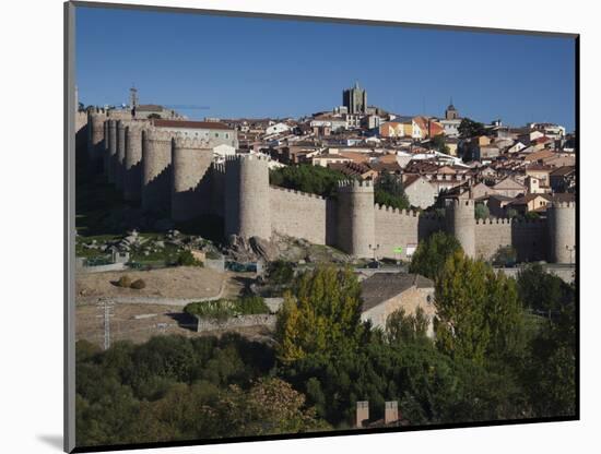 Las Murallas, Avila, Spain-Walter Bibikow-Mounted Photographic Print