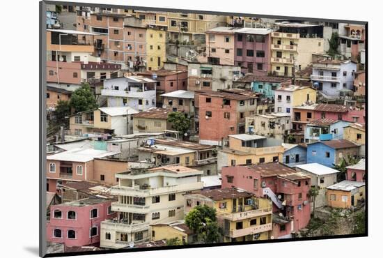 Las Penas barrio, historic centre on the hill of Cerro Santa Ana, Guayaquil, Ecuador, South America-Tony Waltham-Mounted Photographic Print