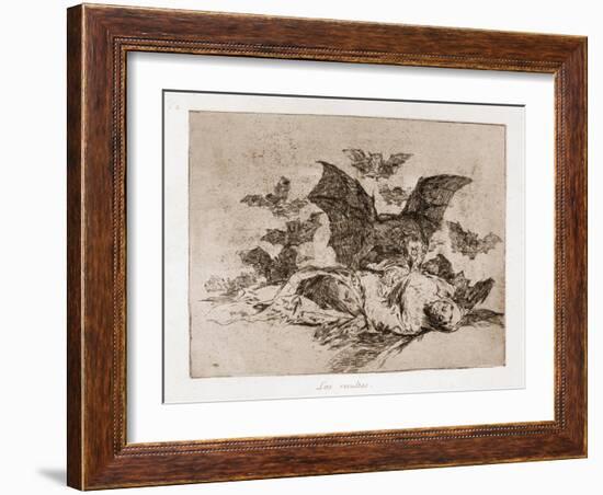 Las resultas-Francisco Jose de Goya y Lucientes-Framed Giclee Print