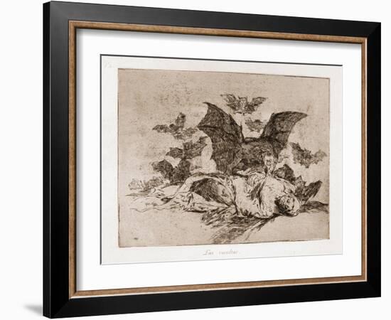 Las resultas-Francisco Jose de Goya y Lucientes-Framed Giclee Print
