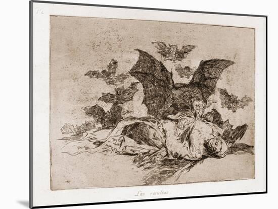 Las resultas-Francisco Jose de Goya y Lucientes-Mounted Giclee Print