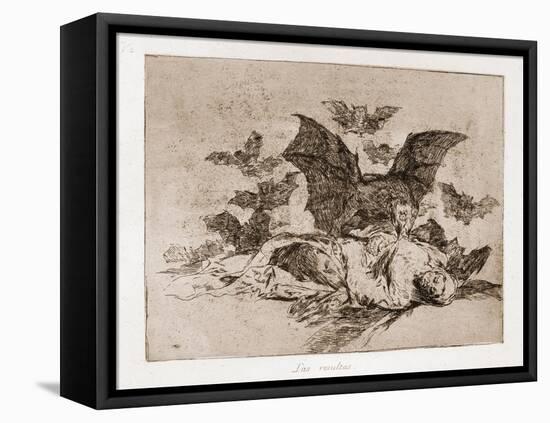 Las resultas-Francisco Jose de Goya y Lucientes-Framed Premier Image Canvas