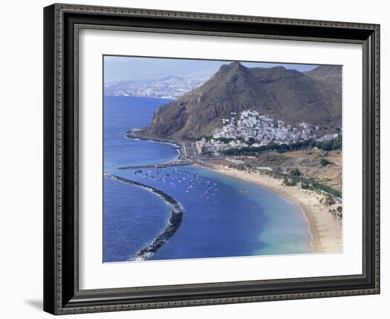 Las Teresitas Beach, Near Santa Cruz De Tenerife, Tenerife, Canary Islands, Spain, Atlantic-Adina Tovy-Framed Photographic Print