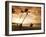 Las Terrenas at Sunset, Samana Peninsula, Dominican Republic, West Indies, Caribbean-Angelo Cavalli-Framed Photographic Print