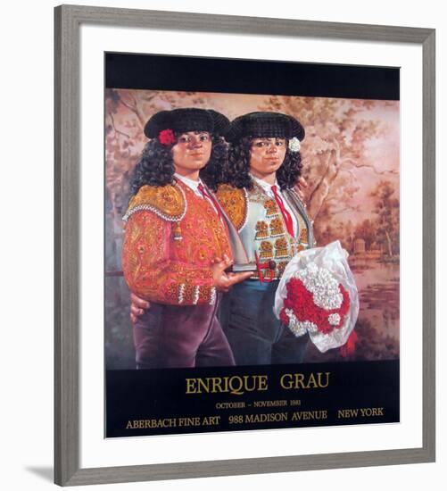 Las Toreras-Enrique Grau-Framed Collectable Print