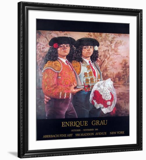 Las Toreras-Enrique Grau-Framed Collectable Print