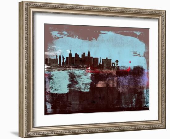 Las Vegas Abstract Skyline I-Emma Moore-Framed Art Print