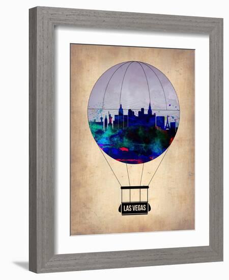 Las Vegas Air Balloon-NaxArt-Framed Art Print