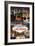 Las Vegas Casinos and Hotels Montage-Lantern Press-Framed Art Print