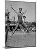 Las Vegas Chorus Girl Kim Smith at the Swimming Pool in the Sands Hotel-Loomis Dean-Mounted Photographic Print