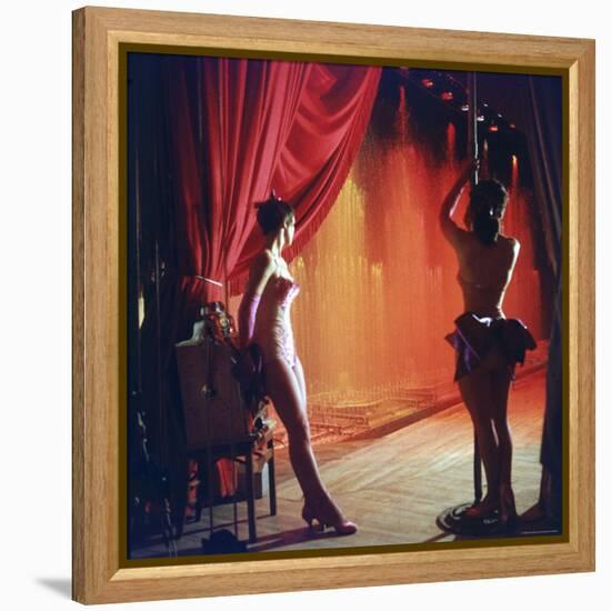 Las Vegas Chorus Showgirls Backstage During a Performance-Loomis Dean-Framed Premier Image Canvas