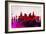 Las Vegas City Skyline-NaxArt-Framed Art Print