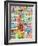 Las Vegas City Street Map-Michael Tompsett-Framed Art Print