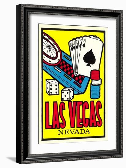 Las Vegas Decal-null-Framed Art Print