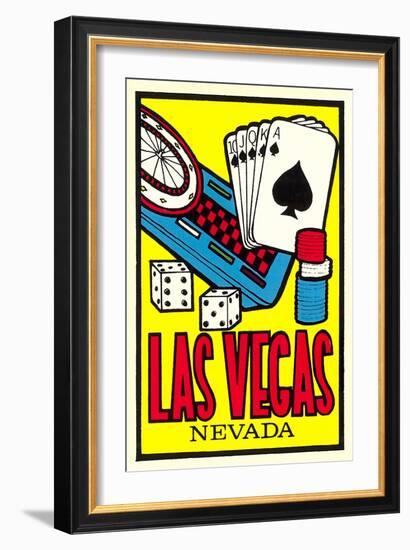 Las Vegas Decal-null-Framed Art Print