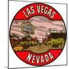 Las Vegas Logo, Golden Nugget, Nevada-null-Mounted Art Print