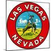 Las Vegas Logo with Bucking Bronco, Nevada-null-Mounted Art Print