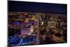 Las Vegas Nevada Night Aerial View-Carol Highsmith-Mounted Art Print