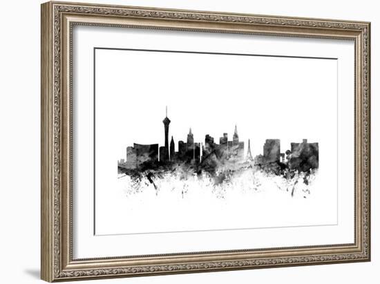 Las Vegas Nevada Skyline-Michael Tompsett-Framed Art Print