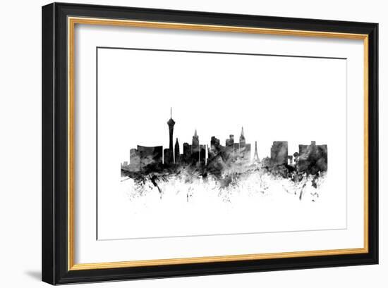 Las Vegas Nevada Skyline-Michael Tompsett-Framed Art Print