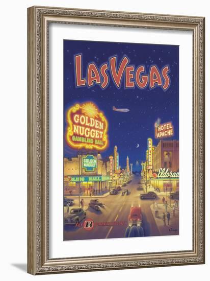 Las Vegas, Nevada-Kerne Erickson-Framed Art Print