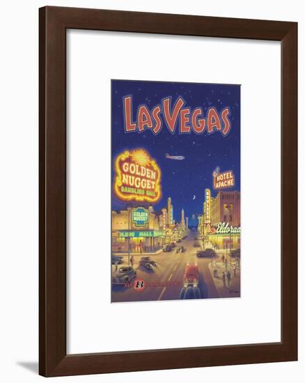 Las Vegas, Nevada-Kerne Erickson-Framed Art Print