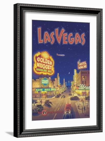 Las Vegas, Nevada-Kerne Erickson-Framed Art Print