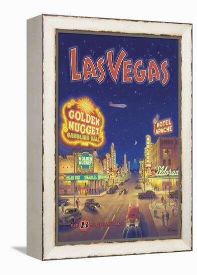 Las Vegas, Nevada-Kerne Erickson-Framed Stretched Canvas