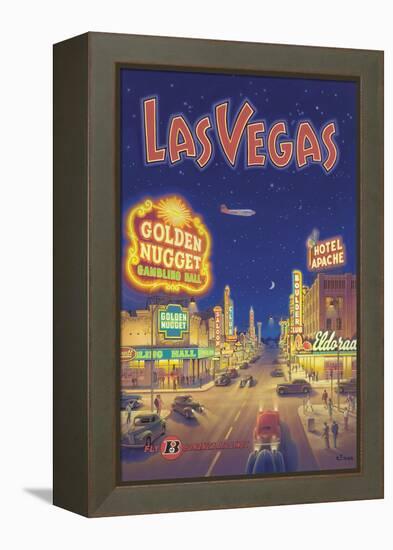 Las Vegas, Nevada-Kerne Erickson-Framed Stretched Canvas