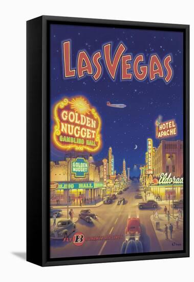 Las Vegas, Nevada-Kerne Erickson-Framed Stretched Canvas