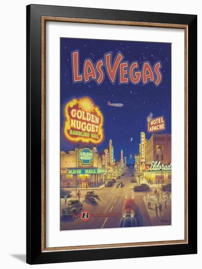 Las Vegas, Nevada-Kerne Erickson-Framed Art Print